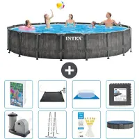 Intex Prism Frame Zwembad, rond - 549x122 cm - 7-delig, model S543