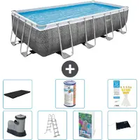 Bestway Power Steel Rechthoekig - 549x274x122 cm - 6-delig - Model S619