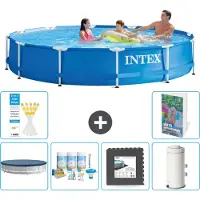 Intex Framezwembad, rond - 366x76 cm - 5-delig, model S64