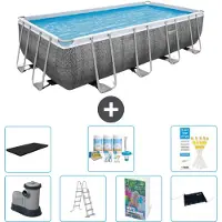 Bestway Power Steel Rechthoekig - 549x274x122 cm - 6-delig S632