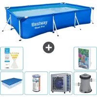 Bestway Steel Pro, rechthoekig zwembad - 300x201x66 cm - 5-delig, model S29