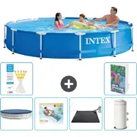 Intex Framezwembad, rond - 366x76 cm - 5-delig, model S70
