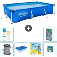 Bestway Steel Pro, rechthoekig zwembad - 300x201x66 cm - 5-delig, model S231