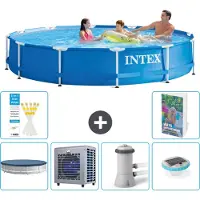 Intex Framezwembad, rond - 366x76 cm - 5-delig, model S106