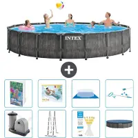 Intex Prism Frame Zwembad, rond - 549x122 cm - 7-delig, model S618