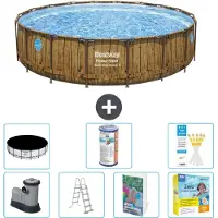 Bestway Power Steel Ronde Zwembad - 549x122 cm - 6-delig - Model S572