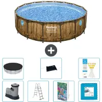 Bestway Power Steel Ronde Zwembad - 488x122 cm - 6-delig - Model S621