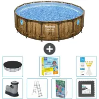Bestway Power Steel Ronde Zwembad - 488x122 cm - 6-delig - Model S607
