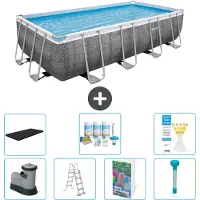 Bestway Power Steel Rechthoekig zwembad - 549x274x122 cm - 6-delig, model S574