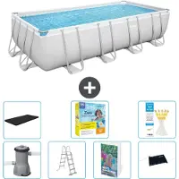 Bestway Power Steel Rechthoekig - 488x244x122 cm - 6-delig - Model S582