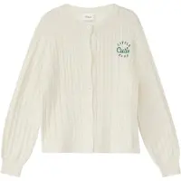s.Oliver Cardigan Offwhite Maat: 104/110 | Truien Outlet | kids | Wit