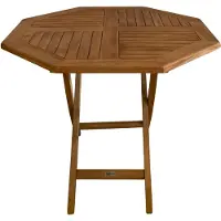 Axi Sana Teak Tuintafel Achthoekig opklapbaar 100 cm