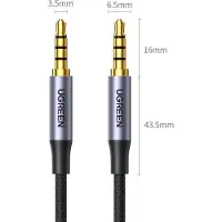 UGREEN - kabel - AUX-kabel mini-jack 3,5 mm - (mannelijk) - mini-jack - 3,5 - mm - (mannelijk) - 3m - zwart - (AV183)