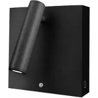Beneito Faure Sweet Leeslamp met 3 Oplaadpunten Black | USB-C + Wireless