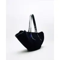 Núnoo Nora Suede Black W. Gold Maat: OS | Handtassen Outlet | Dames | Zwart