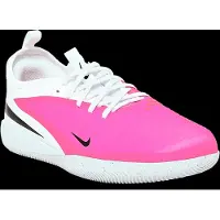 Nike Phantom 6 Academy Low Cut IC Breakout - Wit/Zwart/Roze Kids