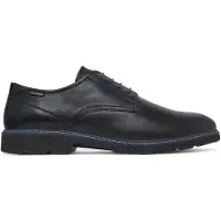 Pikolinos Heren Alarcon leren schoenen zwart (40), Leer, Plat, Veters, Casual M7D-4289