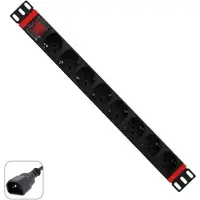 Wp Europe Iec320 C14 Stekkerdoos Met 8 Stopcontacten