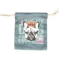 Clayre & Eef Toilettas | 22*25*1 cm | Multi | Canvas | Rechthoekig | Hond | Clayre