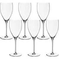 Leonardo Witte Wijnglas Poesia 350ml (Set van 6)