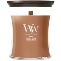 Woodwick Radiant Amber Medium Geurkaars