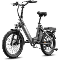 Fafrees FAFAFREES F20 Flex 20'' Opvouwbare Elektrische Fiets – 36V 20Ah Accu, 100km Bereik, 7-Speed Shimano, Dubbel Geveerd, Torque Sensor – Zwart