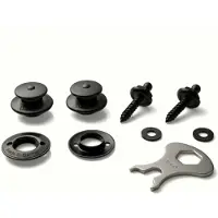 Loxx Veiligheidsslot Elektrisch, bk. chroom (Instrumentriem), Accessoires voor instrumenten, Zwart