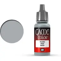 Vallejo Hobbyverf Acrylverf - 72052 Game Color - Silver - Acryl - Verf flesje - 18 ml