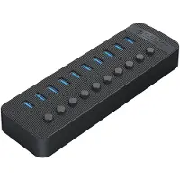 ORICO Hub Ct2U3-10Ab 10X Usb-A 3.0 Met Schakelaars Voor Laptops Met Usb-A-Poort