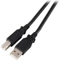 EFB Elektronik USB A naar USB B kabel | 5 meter | USB 2.0 (480 Mbit/s)
