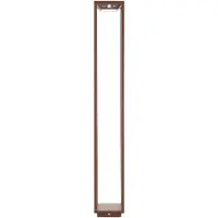 Zafferano Home Solar Corten LED Lantaarn 100cm 2.2W Werkt op Batterijen IP54