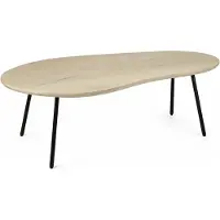 Wohnling Salontafel mangohout 122 cm breed white wash - WL7.450