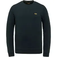 PME Legend Classic Fit Sweatshirt ronde halsblauw, Effen