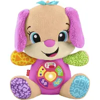 Fisher-Price Leerplezier Meegroeispeelgoed Zusje - Roze Muzikale Knuffel