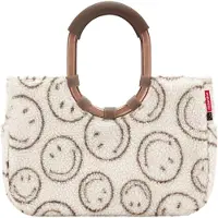 Reisenthel Loopshopper M Shopper Shopper - 12L - Smiley Teddy Chocolate Beige