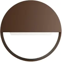 Beneito Faure Clos Wall 8 120 LED buitenwandlamp, 8W, met schakelaar, CCT (kleurtemperatuur) instelbaar op 3000K/4000K/5000K, gestructureerd Cortenstaal - , tredenlamp