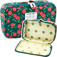 Lean Etui Organizer Cosmetische Tas Kersen Groen 22,5 cm
