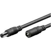Goobay DC verlengkabel | | 1.5 meter | 5.5 x 2.5 mm (5A, 24 V, Zwart)