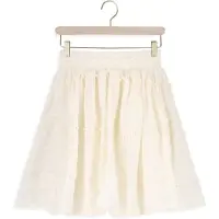 Nono Meisjes Rokken Ninu Skirt With Pompoms - Ecru - Maat 110