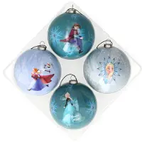 Disney Kerstballen set | | 4 stuks (Schuim, Frozen)