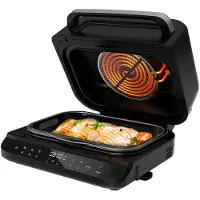 Cecotec Airfryer en Grill 2400 W – Cecofry FireDome 6000, olievrije airfryer en elektrische grill voor binnen, 6 kookstanden, 4 grillstanden