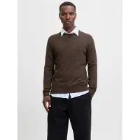 Jack & Jones Trui 'JJEEMIL' chocoladebruin