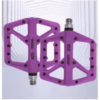 HBS Pd-502 Fietspedalen - Lichtgewicht Slijtvast En Antislip Paars