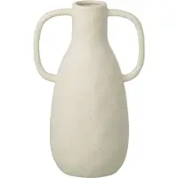 J-Line vaas Jodi steengoed small - gebroken wit - 34 x 15 x 21 cm