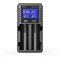 XTAR VX2 Pro 2-slots oplader voor Li-ion / LiFePO4 / Ni-Mh Batterijen