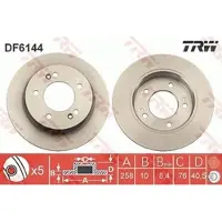 TRW DF6144 Remschijf