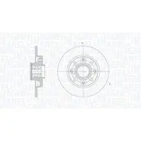 MAGNETI MARELLI 361302040649 Remschijf
