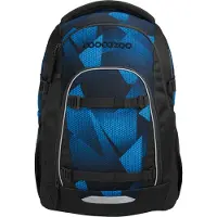 Coocazoo Rugzak 'Mate' neonblauw / zwart