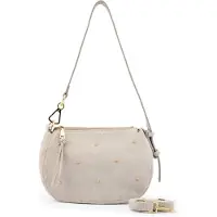 Fredsbruder Schoudertas 'The Beaded One' crème