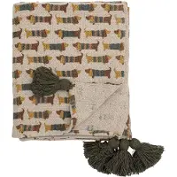 Bloomingville MINI - Charlie Throw - Multi - Recycled Cotton